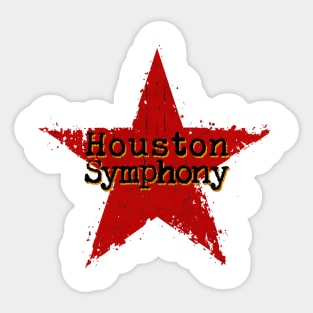 best vintage star Houston Symphony Sticker